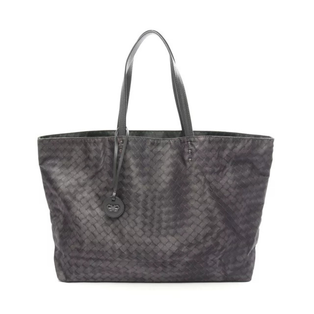 Bottega Veneta Intreccio Illusion Tote Bag Leather Black